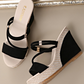 Sandaler med kilklack för damer