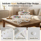 🍰 50% RABATT NU! ✨ Tvåvånings Serveringsställ med Vagnsdesign – Elegant För Bröllop, Födelsedagar & High Tea – Romantisk Vågkant + Hjärtutskärningar 💕