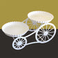 🍰 50% RABATT NU! ✨ Tvåvånings Serveringsställ med Vagnsdesign – Elegant För Bröllop, Födelsedagar & High Tea – Romantisk Vågkant + Hjärtutskärningar 💕