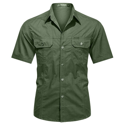 👕 50 % RABATT NU!🔥Taktisk kortärmad skjorta för män