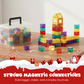 🧲 50% RABATT NU! 🧩 Magnetiska Byggklossar 80-240st – STEM-lek Utvecklar Rumsuppfattning – Starka 6-sidiga Magneter, Oändliga Kreationer & Livfulla Färger 🎨
