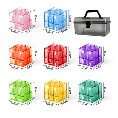 🧲 50% RABATT NU! 🧩 Magnetiska Byggklossar 80-240st – STEM-lek Utvecklar Rumsuppfattning – Starka 6-sidiga Magneter, Oändliga Kreationer & Livfulla Färger 🎨