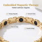 💎 50% RABATT! ✨ Modernt magnetarmband – Strass, guld/silver & välmående design – Justerbart & elegant – perfekt för dagligt bruk eller som en uppmärksam gåva 💫