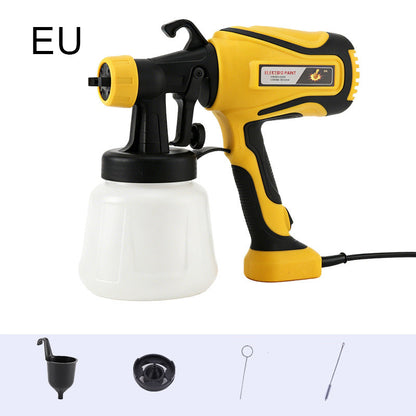 🔫 Electric paint spray gun med 900 ml kapacitet – högtryck, justerbara mönster & slät finish – perfekt för renovering och möbler 🏠