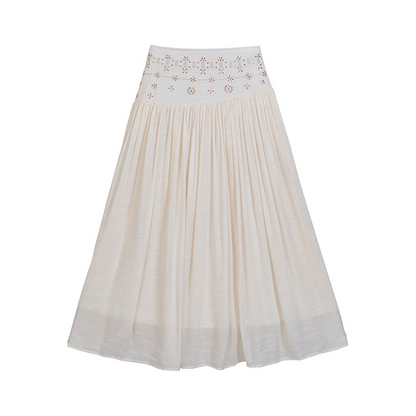 👗 50% RABATT NU! 🍃 Kvinnors Hög Midja A-linje Långkjol – Smickrande Passform & Flödande Silhuett – Elegant, Mångsidig & Tidlös 🌸