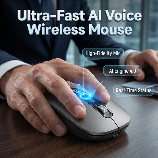 ⏰AI Smart Voice Wireless Mouse🖱️💬