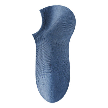 Herr enfärgade mesh-sockor med andningsfunktion