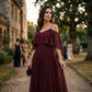 👗 50% RABATT NU! ✨ Cold Shoulder Maxiklänning – Elegant Design med Smickrande Passform 🥂