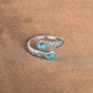 💍 50% RABATT! ⏳ Vintage justerbar öppen ring – Droppformad glödande zirkon – Elegant & tidlös – perfekt för vardag eller fest 💧✨