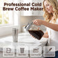 🧊 Kallbryggd kaffebryggare – med tätt lock, brygg smooth cold brew över natten, mindre syra & fylligare smak, perfekt för varma dagar 🌿