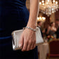 Armband med hjärtberlock och dubbla kedjor