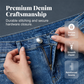 🩳 50% RABATT NU! 👖 Bermudashorts i Slitna Jeans – Avslappnad Passform & Obearbetad Nederkant – Perfekt för Sommar & Streetwear ☀️