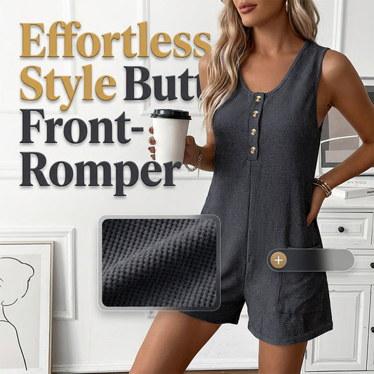 🌸 50% RABATT NU! 🌸Dam Ärlös Knapplåsning Jumpsuit