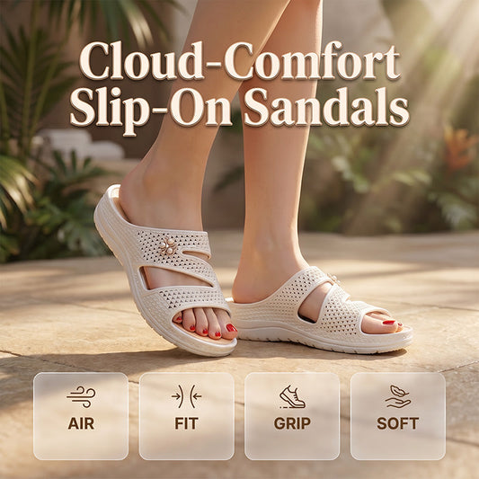 👡 50% RABATT NU! ☁️ Dammsandaler med Mjuk Sula & Slip-on-design – Andningsbara & Molnmjuka – Perfekt för Sommaren 🌸