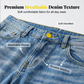 👖 50% RABATT NU! ✨ Jeans för Damer med Avslappnad Passform & Raka Ben – Stretchjeans med Hög Midja – Perfekt för Vardagskomfort 🌸