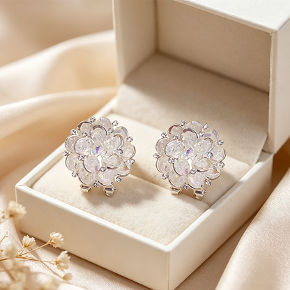 💎 50% RABATT NU! ✨ Eleganta Glittrande Örhängen med Blommotiv – Klassisk Design & Lätt Komfort – Perfekt för Vardag & Fest 🌸