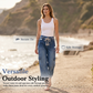 👖 50% RABATT NU! 🌿 Casual Cargobyxor med Vida Ben för Damer – Rymliga Fickor & Justerbar Midja – Perfekt för Vardag & Utflykter ☀️