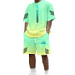 🔥Tvådelat set med sommar-T-shirt och shorts för män