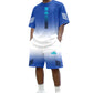 🔥Tvådelat set med sommar-T-shirt och shorts för män