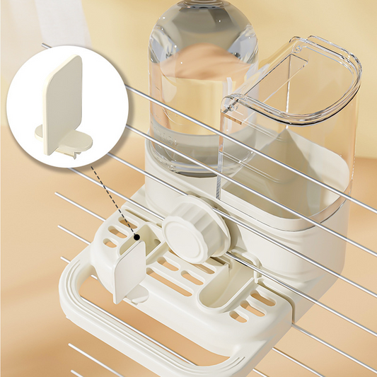 💧50% RABATT!!💧2-i-1 automatisk fågelmatare och vattendispenser för bur