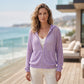 🧥 50% RABATT NU! 🌸 Lättviktig Hålmönstrad Långärmad Tröja – Andningsbar & Stilren – Perfekt för Vår & Sommar – Dragkedja & Lös Passform ☀️