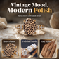 Vintage Leopardmönstrad Oval Ring