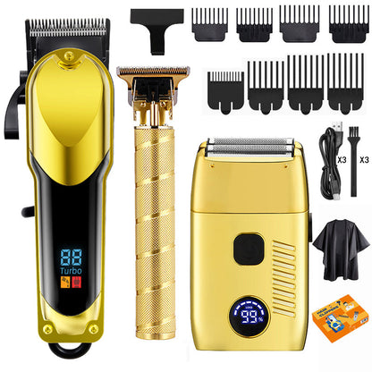 ✂️ 50% RABATT NU! ⚡ Professional Men's Electric Hair Clipper Set – Titanium Blades & Smart LED – Perfekt för Hårklippning, Skägg & Styling – Sladdlös & Lång Batteritid 💈