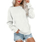 👚 50 % RABATT NU! ☁️ Oversized-tröja med rund hals för dam – mysig, rymlig & perfekt för avslappnade dagar ✨