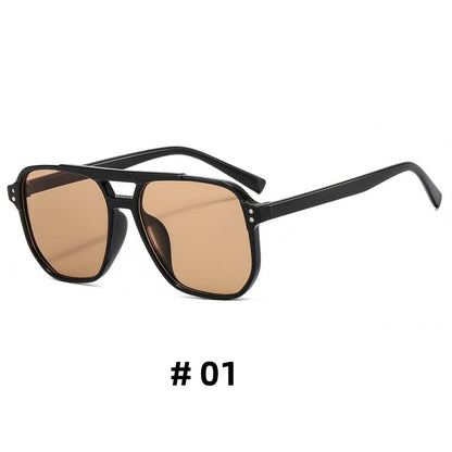 Unisex solglasögon med UV-skydd och modernt mode