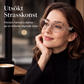Chica solglasögon med strassdetaljer för kvinnor