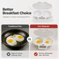 🍳 50 % RABATT NU! 🥚 Smart Äggpocherare för Mikrovågsugn med Lock – Perfekt Pocherade Ägg på Några Minuter ✨