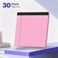 Anteckningsblock med minimalistiskt linjerat papper