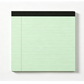 Anteckningsblock med minimalistiskt linjerat papper