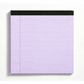 Anteckningsblock med minimalistiskt linjerat papper