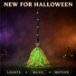 Halloween Elektrisk Häxkvast Dekoration
