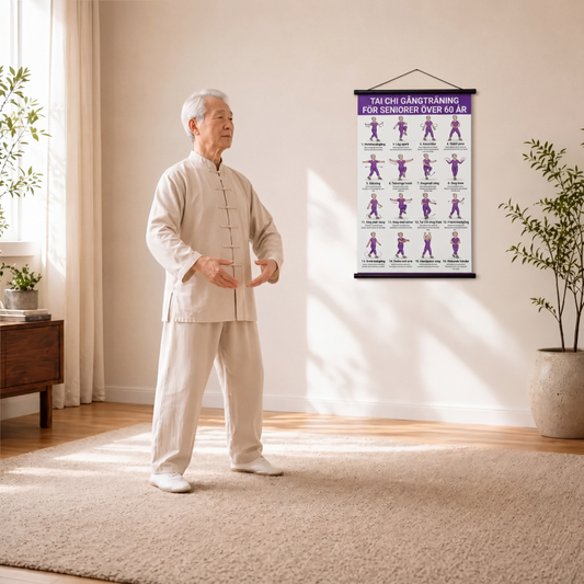 Träningsposter för Tai Chi för seniorer