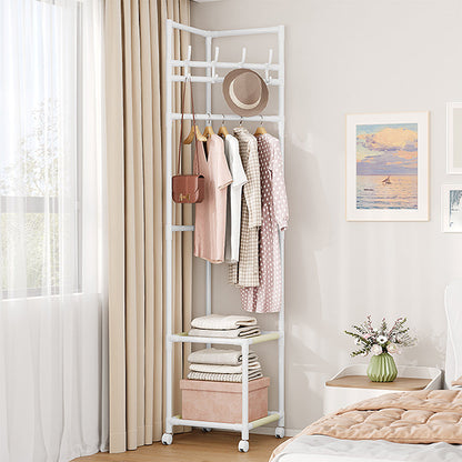 🏠 Platsbesparande klädställning – smal, hopfällbar & stabil – perfekt för hall, sovrum och studentrum 🧥