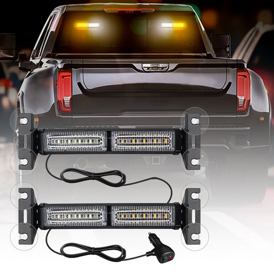 🚗 50 % RABATT NU! 💡 LED-strobestång med hög synlighet – syns tydligt i alla väder – perfekt för utryckning, bygg och varning 🚨