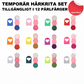Tillfällig hårkritauppsättning för flickor