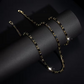 💎 Glittrande smyckeset för män – halsband & armband – kubisk zirkonia – perfekt för vardag och fest 🖤