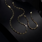 💎 Glittrande smyckeset för män – halsband & armband – kubisk zirkonia – perfekt för vardag och fest 🖤