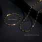 💎 Glittrande smyckeset för män – halsband & armband – kubisk zirkonia – perfekt för vardag och fest 🖤