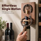 🧲 Vintage hästskoformad vinöppnare för väggmontering – rustik design, hävstångsmekanism & samtalsstartare – perfekt för hemmabarer och uteplatser 🏠