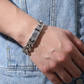 ✨ Retro Mantra-armband för män – Design med sex stavelser, snyggt och meningsfullt ✨