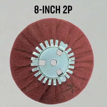 ⏰8”/10” polerskiva av non-woven-material för luftvägar