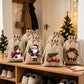 🎁 Julklappspåsar med dragsko – festliga tomte- & renmotiv, dubbel dragsko & hållbart tyg – julglädje i varje gåva ✨