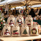 🎁 Julklappspåsar med dragsko – festliga tomte- & renmotiv, dubbel dragsko & hållbart tyg – julglädje i varje gåva ✨