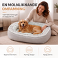 🛏️ Ergonomisk hundsäng – bekväm året runt med stödjande skumbas & molnlik omfamning ☁️