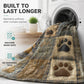 🐾 50 % RABATT NU! 🧶 Söt flanellfilt med tassavtryck – mysig värme, levande tryck & mångsidig – perfekt för soffan, sängen och djurvänliga hem 🏠