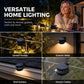 Solcellsdriven LED‑vägglampa, mysig utomhusbelysning för takränna ☀️🏡✨